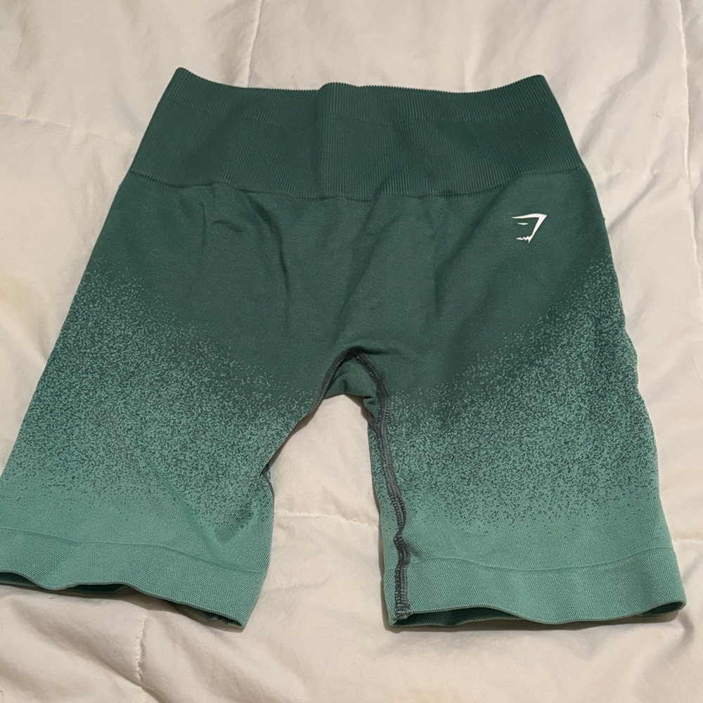 Gymshark Teal Ombre Bike Shorts